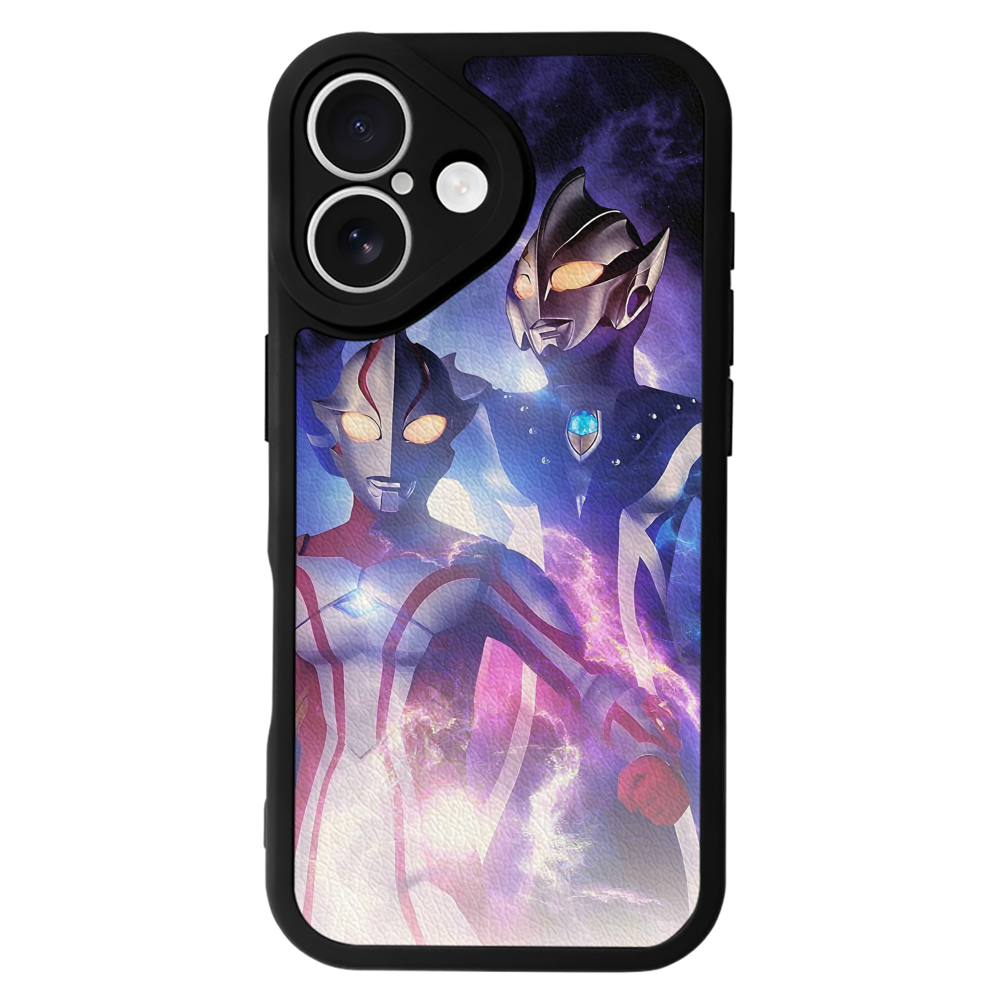 （画像用） ウルトラマン Ultraman 【iPhone 16シリーズ対応】シリコンスマホケース（レザー調） 材質：シリコン